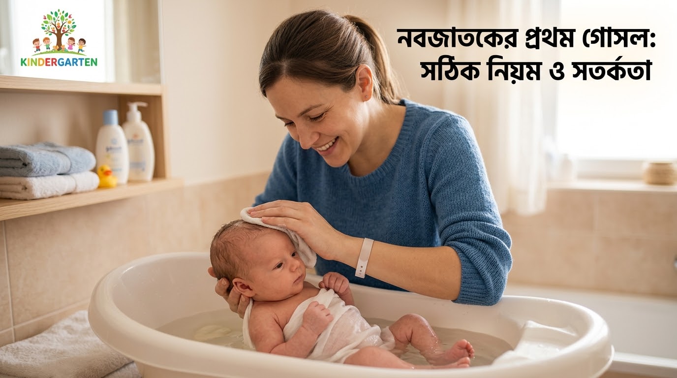 Newborn Baby-কে গোসল করানো