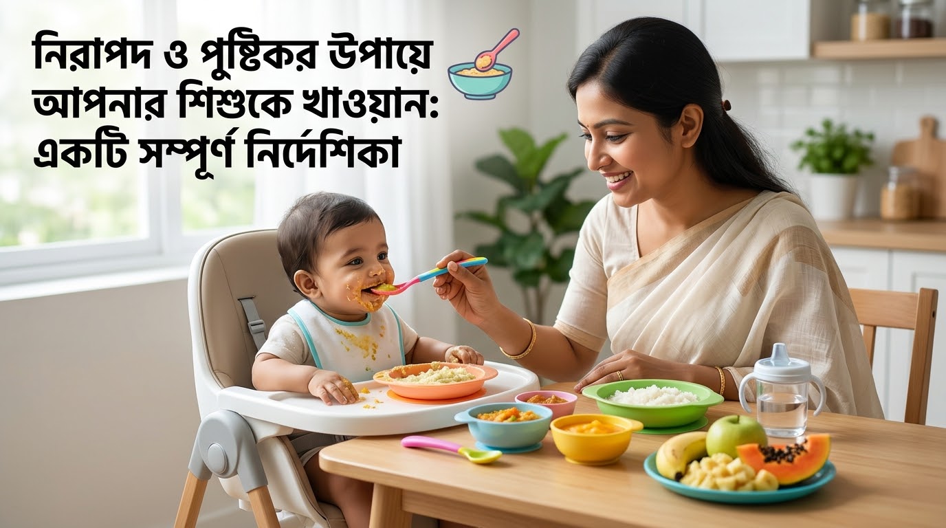 Baby Feeding Guide Bangla: বয়স অনুযায়ী শিশুর খাবার ও Feeding নিয়ম