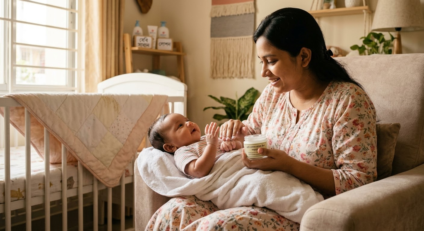 Baby-এর ত্বকের যত্ন: Newborn Skin Care-এর সহজ ও নিরাপদ নিয়ম