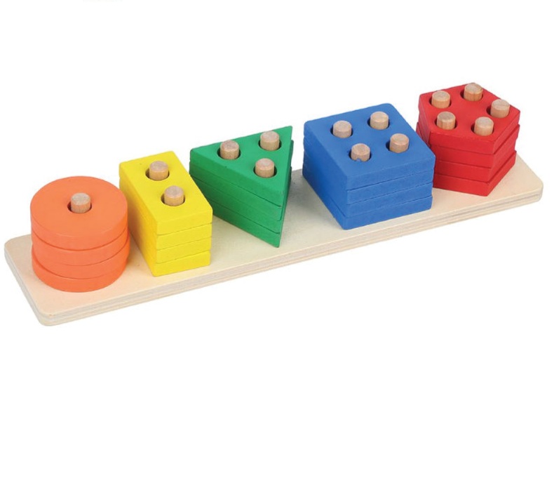 Shape Sorting and Stacking Puzzle