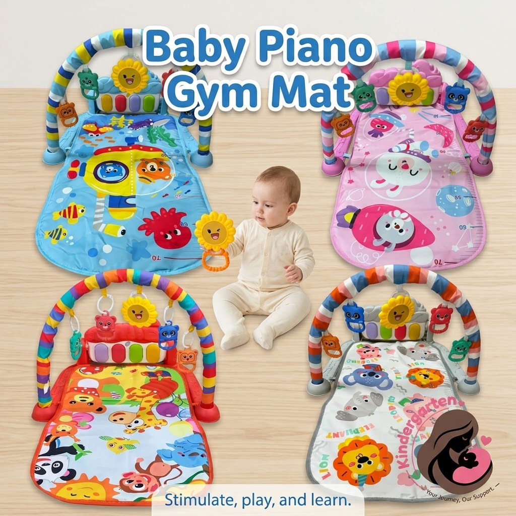Baby piano gym mat