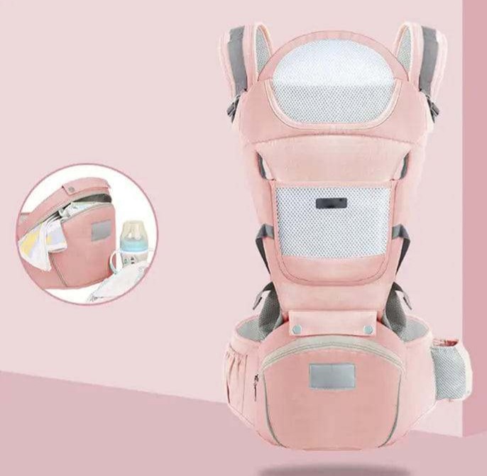 Baby Hip Seat Carrier Bag 5-in-1 solid colour