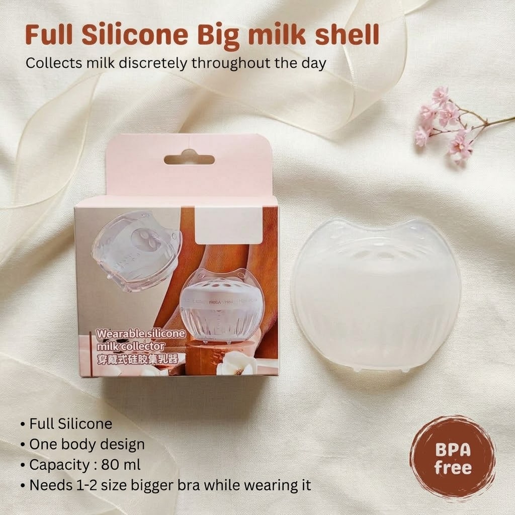 Big Silicone Milk Shell-80ml