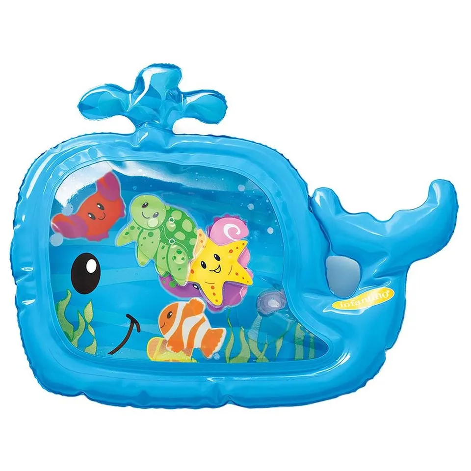 Infantino Sensory Whale Pat & Play Water Mat – Blue