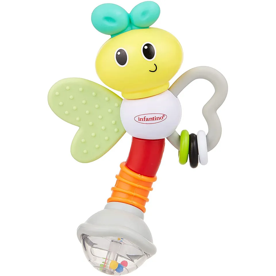 Infantino Rattle & Teether Love Bug