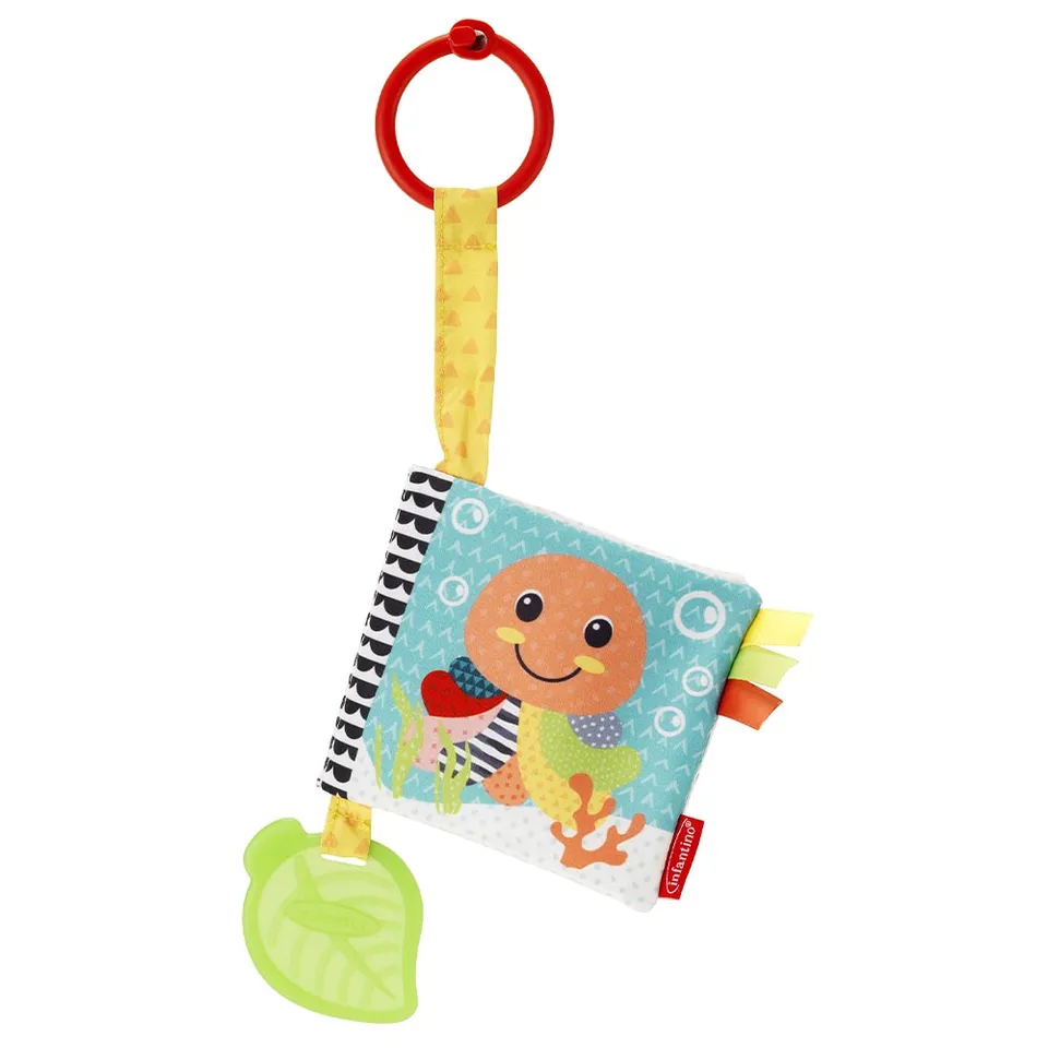 Infantino Link and Squeak Animal Crinkle Book