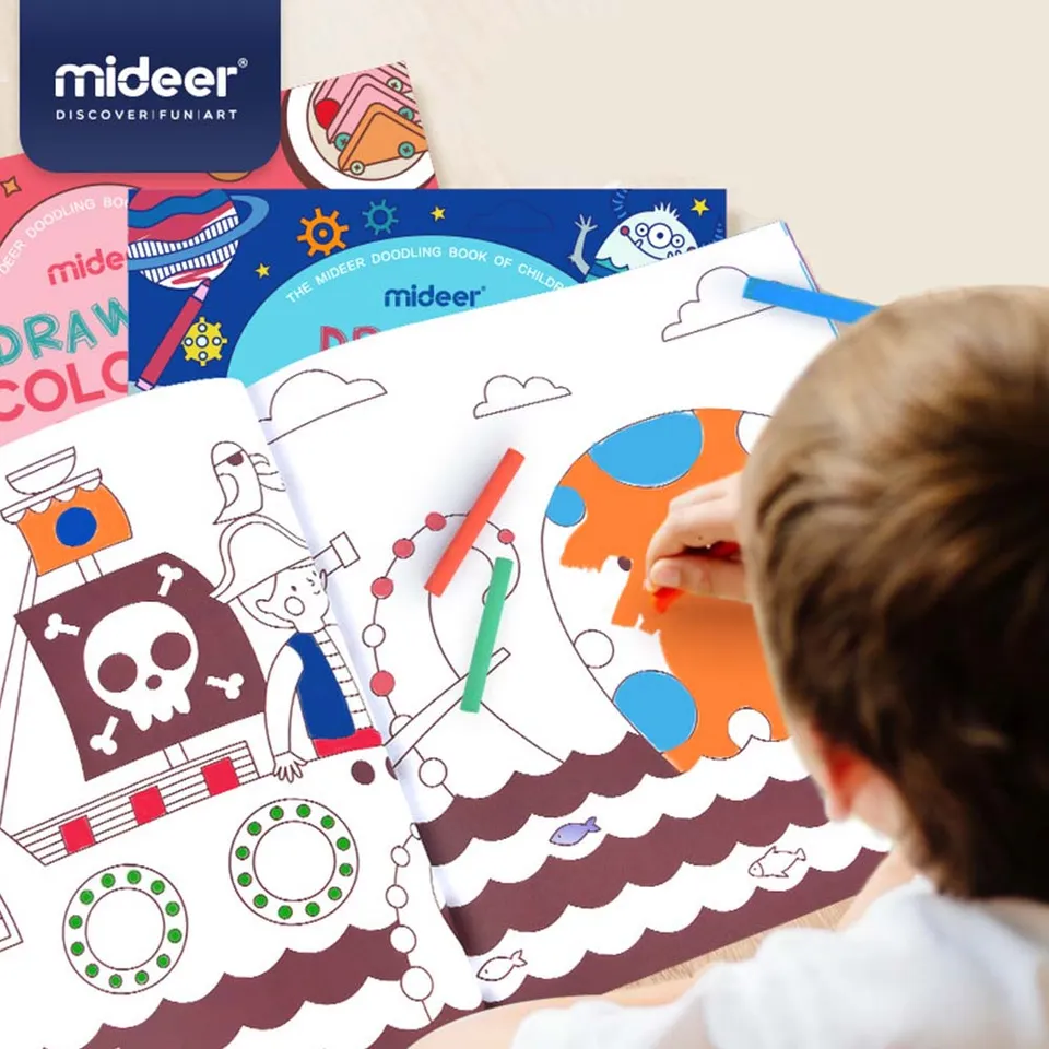 Mideer Colouring Book – Pink