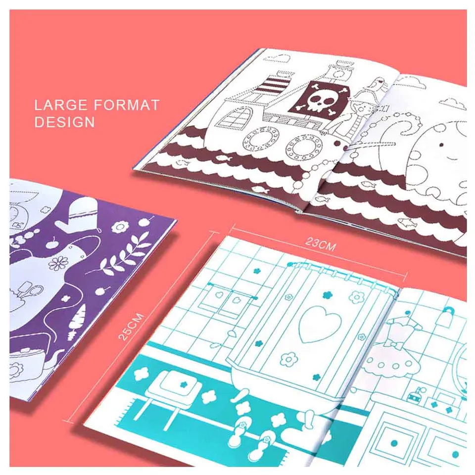 Mideer Colouring Book – Pink